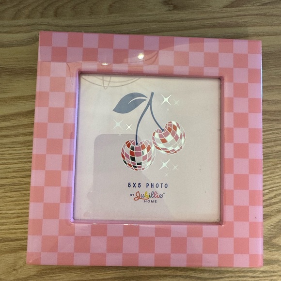 Pink Checkered Photo Frame - Picture 1 of 2